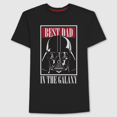 Men's Star Wars Best Dad Short Sleeve T-Shirt - Black