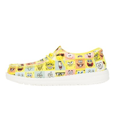 Hey Dude X SpongeBob Faces - Kids Comfortable Slip on Shoes