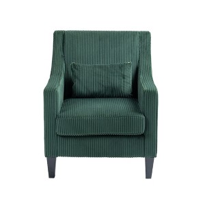 NicBex Corduroy Accent Chair Modern Comfy Upholstered Armchair with Wood Legs for Bedroom,Living Room - 1 of 4