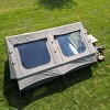 9.8 13ft Inflatable Glamping Camping Tent with Hand Pump 4 Season Waterproof Oxford Cabin Tent with Mesh and Chimney Window-The Pop Home - 3 of 4
