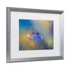 Trademark Fine Art - Bernardine De Laat Water Life Matted Framed Art - 3 of 4
