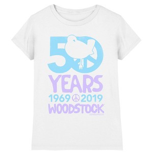 Girl's Woodstock 50 Simple T-Shirt - 1 of 3