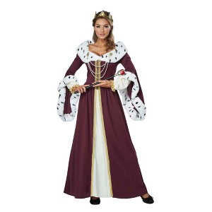 Adult Royal Storybook Queen Costume - 1 of 4
