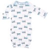 Luvable Friends Infant Boys Cotton Gowns, Train, Preemie/Newborn - 2 of 4