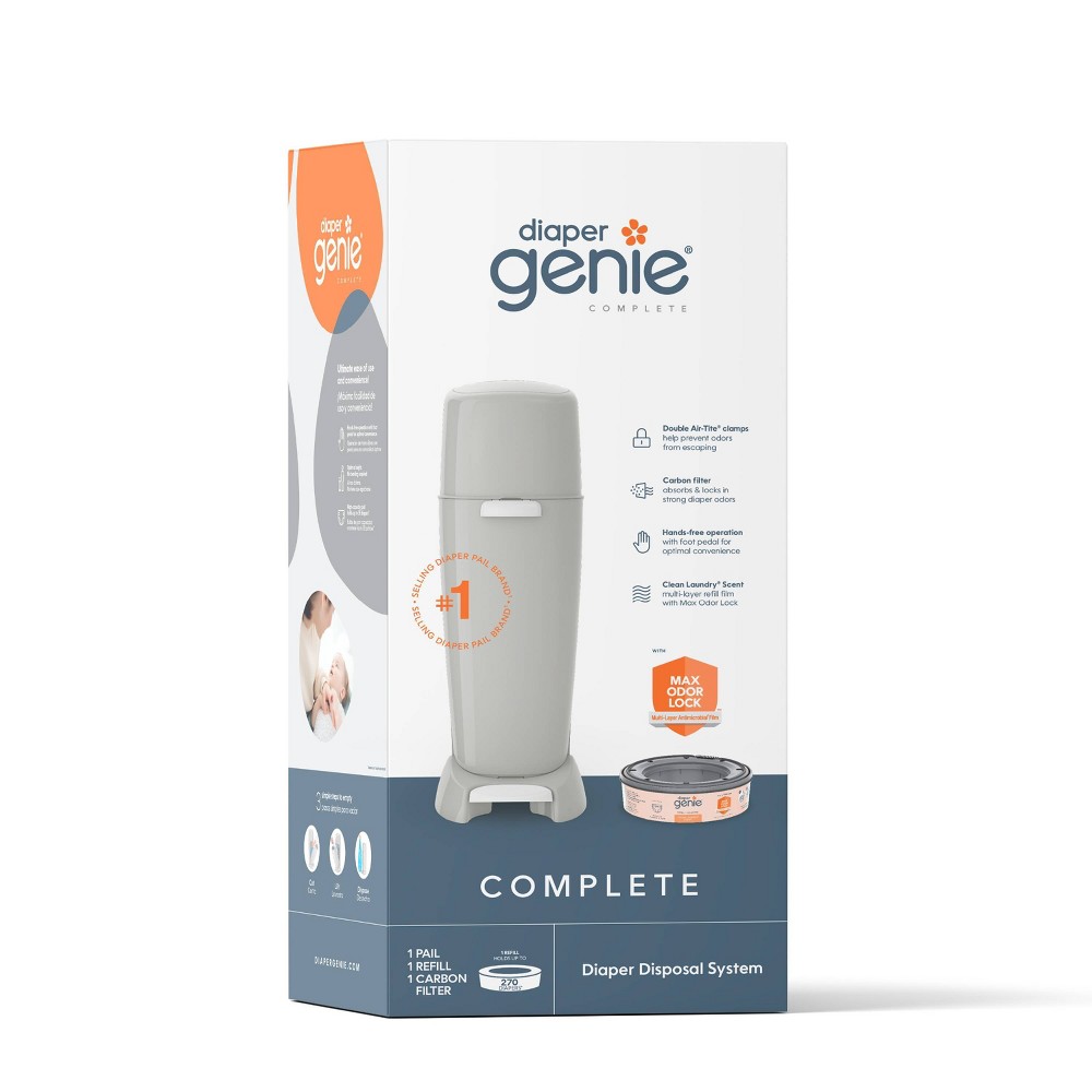 Photos - Other for Child's Room Diaper Genie Complete Pail - Gray