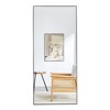 GlasFlength Full Length Mirrors, Wall-Mounted Full-Length Metal Frame Mirror for Bathroom, Bedroom, and Decor, Clear, 31.4"*1"*71" - 3 of 4