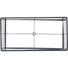 Springcrest Set of 2 Rectangular Lamp Shades Black Medium 16" Wide x 8" Deep x 10" High Spider Replacement Harp and Finial Fitting - 4 of 4
