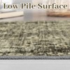 Washable Vintage Rug Floral Print Area Rug Distressed Oriental Rug Low Pile Non Slip Foldable Accent Rug - 3 of 4