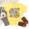 The Juniper Shop Flower Smiley Face Toddler Short Sleeve Tee - 2 of 2