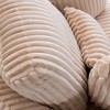 Oversized Corduroy Round Swivel Chair with Pillows - 4 of 4