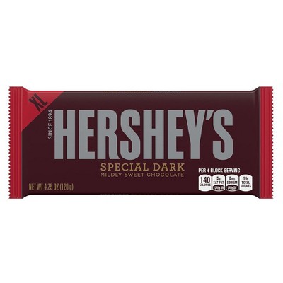 Hershey's Special Dark Mildly Sweet Chocolate Extra Large Bar Special Dark Chocolate4.25oz