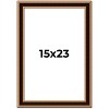 PosterPalooza | Weathered Gold Picture Frame - UV Acrylic, Foam Board Backing, Hanging Hardware - 2 of 4