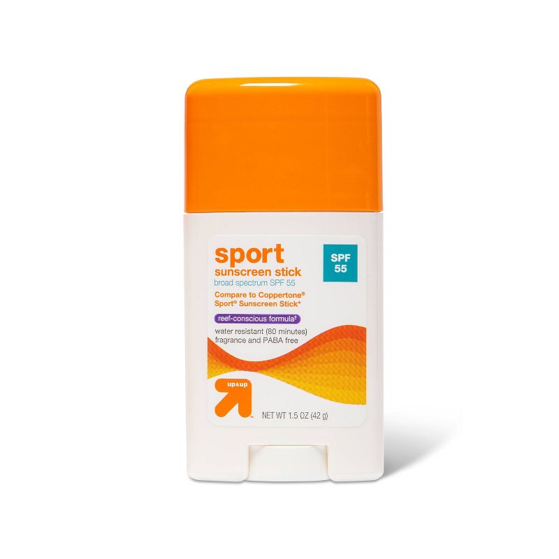 Adult Sport Sunscreen Stick - SPF 55 - 1.5oz - up &#38; up&#8482;, 1 of 6