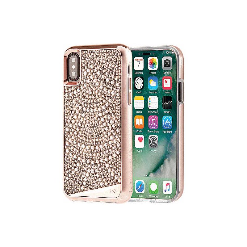 Case-Mate Brilliance Lace Case for iPhone XS/X - Rose Gold, 3 of 4
