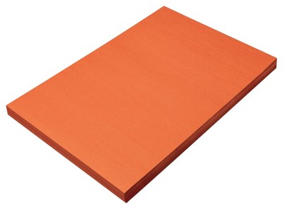 Prang Medium Weight Construction Paper, 12 X 18 Inches, Orange, 100 Sheets  : Target