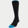 Signature Gold by GOLDTOE Men's Dot Crew Socks 5pk - Black 6-12.5 - 3 of 3