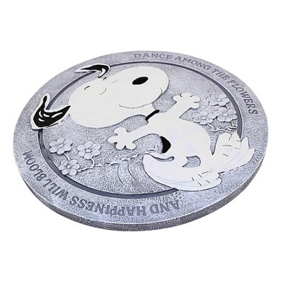 Snoopy Dance Textured Resin and Stone Mix Stepping Stone