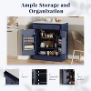 NicBex Modern Kitchen Pantry Sideboard Cabinet with Storage Drawer & Adjustable Shelves,Coffee Bar Buffet Cabinet for Kitchen,Dining Room - 4 of 4