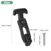 Unique Bargains Rubber Flexible Draw Latches Durable Flexible T-Handle with Screws 1 Pc - 3 of 4