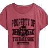 Women's - Star Wars - Property Of The Dark Side Short Sleeve Graphic T-Shirt - 2 of 4