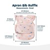 Tiny Twinkle Mess-Proof and Waterproof Baby Bib/Apron with Ruffled Shoulder, Machine Washable and BPA-Free - 2 of 4