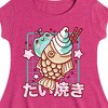 Girls' - Instant Message - Taiyaki Frog Fit & Flair Cap Sleeve Graphic Dress - 2 of 4