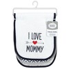 Luvable Friends Infant Boy Cotton Burp Cloths with Fiber Filling, Boy Mommy, One Size - 2 of 4