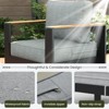 LayinSun 5 Pieces Aluminum Outdoor Patio Furniture Set with Coffee Table, Outside Metal Patio Conversation Sets with Deep Seating and Thick Cushions - 4 of 4