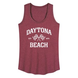 Women's - Instant Message - Daytona Beach Graphic Racerback Tank - 1 of 4