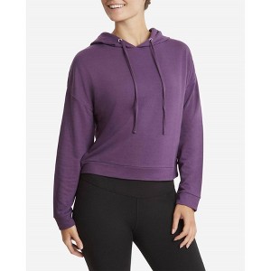 Women's Cropped French Terry Hoodie - Danskin - 1 of 2