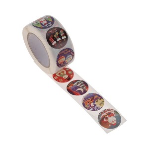 Unique Bargains Christmas Stickers for Ceramic Glass Metal Paper Plastic Peel Cartoons Colorful 1Pcs - 1 of 4