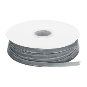 Unique Bargains Soft Single Face Spool Silky Velvet Ribbon for Bouquets DIY Gift Craft - 1 of 3