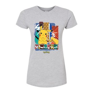 Women's - Pokémon - Pikachu Summer Fitted Graphic T-Shirt - 1 of 3