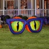 Gemmy Projection Airblown Inflatable Kaleidoscope Evil Eyes , 3 ft Tall, Black - 2 of 2