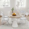 Folding Chairs Set, 350 lb Capacity, Metal Portable Seating for Dining Room, Office, Events, 6 pack/8 pack - 3 of 4