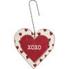 Primitives by Kathy Love Love; XOXO; I Love Us Decorative Valentine's Ornament Set - 4 of 4