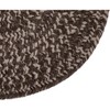 22" x 40" Chenille Tweed Collection Dove & Chesnut Reversible Indoor Area Utility Oval Rug - Better Trends - 2 of 4
