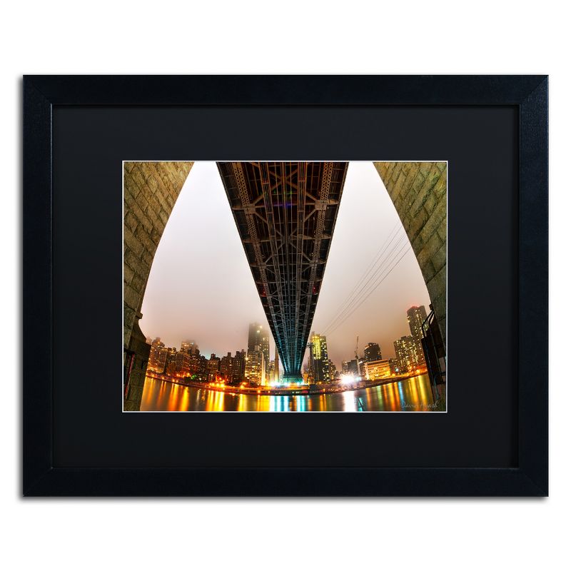 Trademark Fine Art -David Ayash 'Under the Queensboro Bridge' Matted Framed Art, 2 of 5