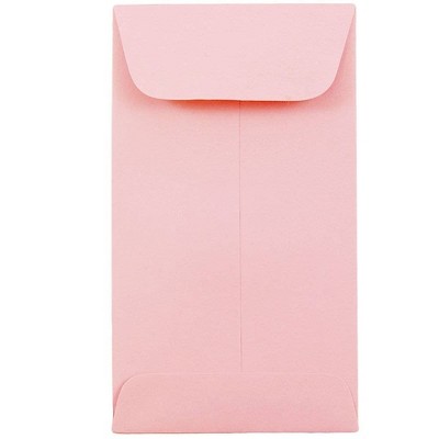 JAM Paper #5.5 Coin Business Envelopes 3.125 x 5.5 Baby Pink 356730552B
