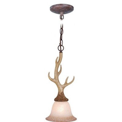 Vaxcel Lodge 1 - Light Pendant in  Noachian Stone