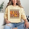 Simply Sage Market Women's  Garment Dyed Graphic Sweatshirt Mama Spice Checkered - 2 of 4