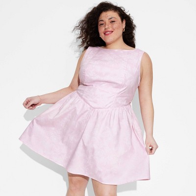 Women's Bow Back Mini A-Line Dress - Wild Fable™