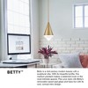 Lark Betty 1 - Light Pendant in  Lacquered Brass - 4 of 4