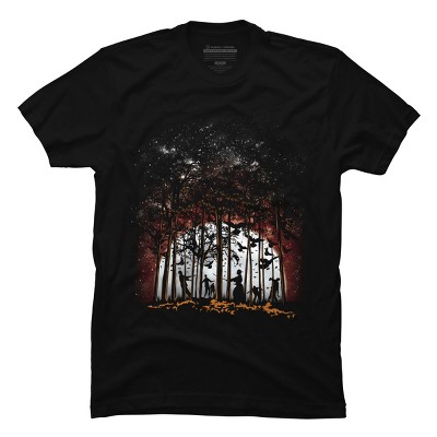 Men's Design By Humans Samurai VS Zombies By jun087 T-Shirt