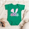 The Juniper Shop Bunny Ears With Flowers Baby Bodysuit - 2 of 2