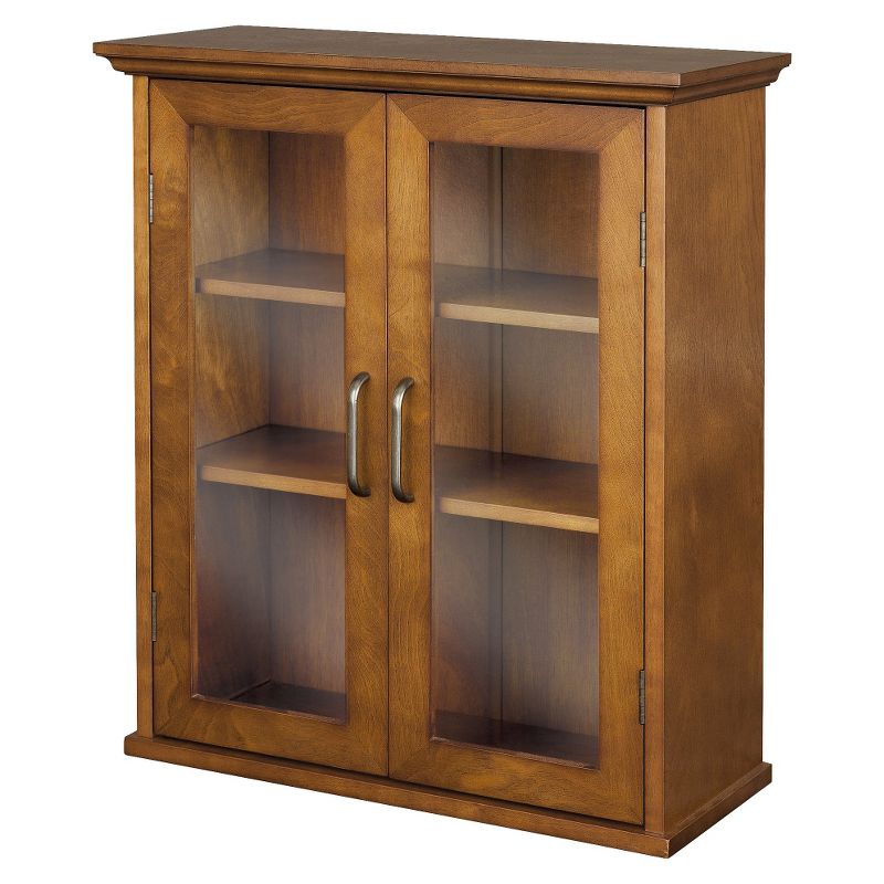 Avery Wall Cabinet Oil Oak Brown - Elegant Home Fashions, 3 of 14