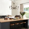 LNC Echo 6-Light 26.5" Modern Candle Medium Chandelier, Oil-Rubbled Bronze - 4 of 4
