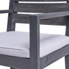 Maggift Outdoor Patio Seating Sets, Unique Design, Ideal for Conversations, Perfect for Gardens and Living Spaces, Gray, 19"*23"*35.5" - 3 of 4