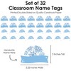 Big Dot of Happiness Winter Snowflakes - DIY Blank Paper Desk or Locker Labels - Classroom Name Tags - Set of 32 - 3 of 4