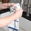 T-fal Solid and Check Parquet Kitchen Towel, Six Pack - 4 of 4